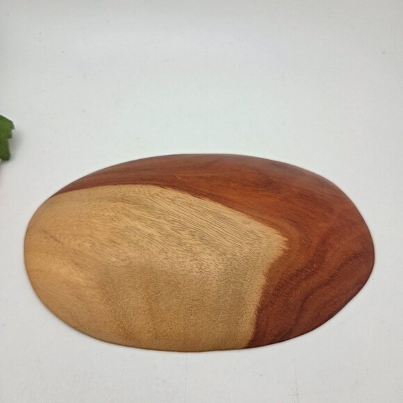 Vintage Rustic Wood Fruits and Tray 6 Piece Hand Made - Picture 3 of 13